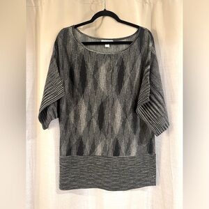 Women’s Black&Gray Coldwater Creek Blouse